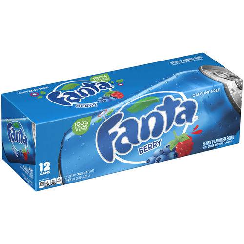 Refrigerante Fanta Berry - Sabor Mirtilo - Caixa 12 Unidades (355ml) é bom? Vale a pena?