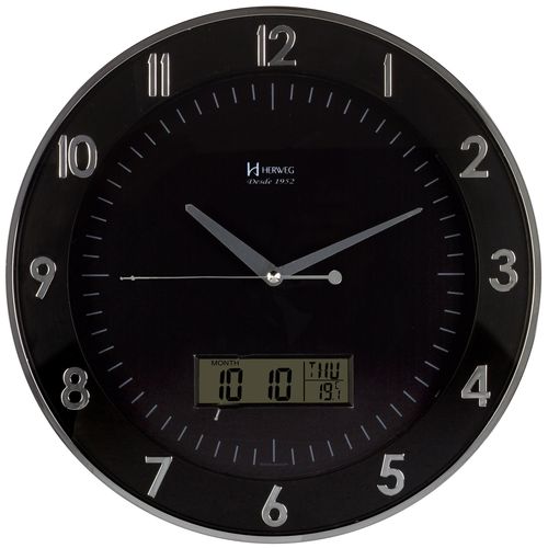 Relógio 6804 Parede 35cm Termômetro Calendário Preto Herweg é bom? Vale a pena?