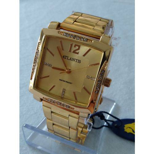 Relógio Atlantis G3318 Dourado Fundo Dourado - Feminino - Original é bom? Vale a pena?