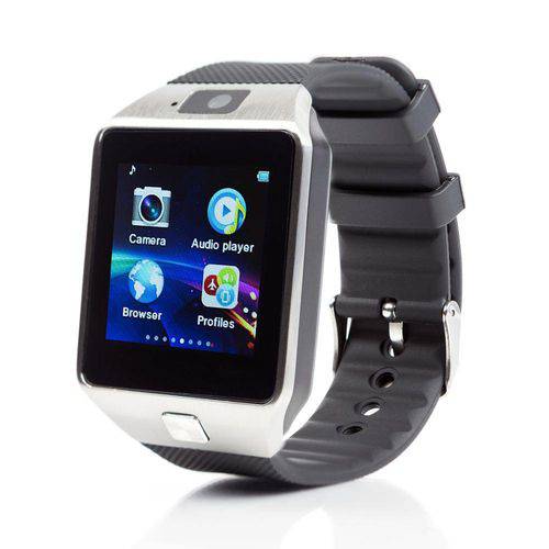 Relógio Bluetooth Smartwatch Dz09 Touch Prata é bom? Vale a pena?
