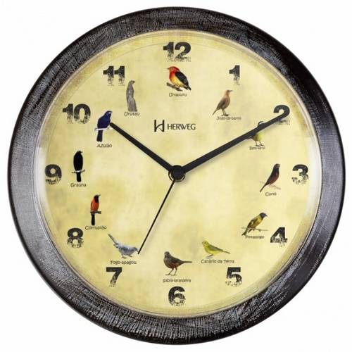 Relógio Canto de Pássaros Brasileiros 26 Cm Herweg é bom? Vale a pena?