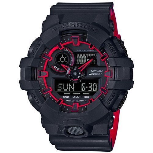 Relógio Casio G-Shock Anadigi Ga-700se-1a4dr Preto/Vermelho é bom? Vale a pena?