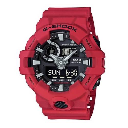 Relógio Casio Masculino G-Shock Ga-700-4adr Vermelho é bom? Vale a pena?