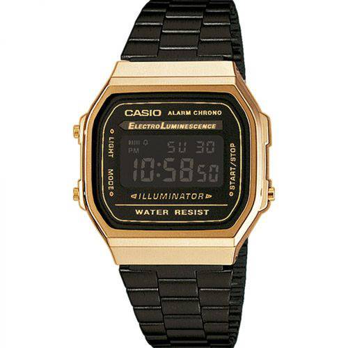 Relógio Casio Vintage Digital Fashion A168WEGB-1BDF Unissex é bom? Vale a pena?