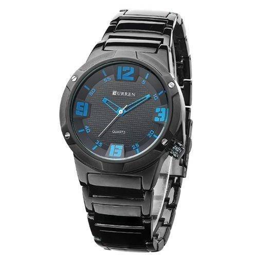 Relógio Curren Analógico 8111 Preto e Azul é bom? Vale a pena?