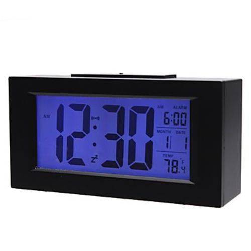 Relógio de Mesa Digital com Dígitos Grandes e Despertador Preto 820 é bom? Vale a pena?