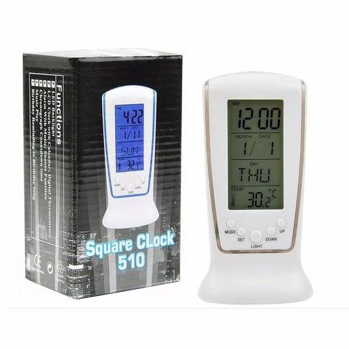 Relógio de Mesa Led Azul Digital Hora Data Temperatura é bom? Vale a pena?