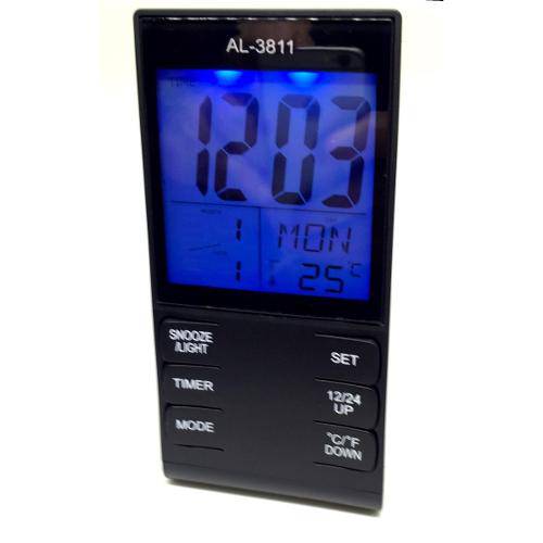 Relogio de Mesa ou Parede Digital Data Hora Temperatura Despertador com Led Azul e Sensor é bom? Vale a pena?
