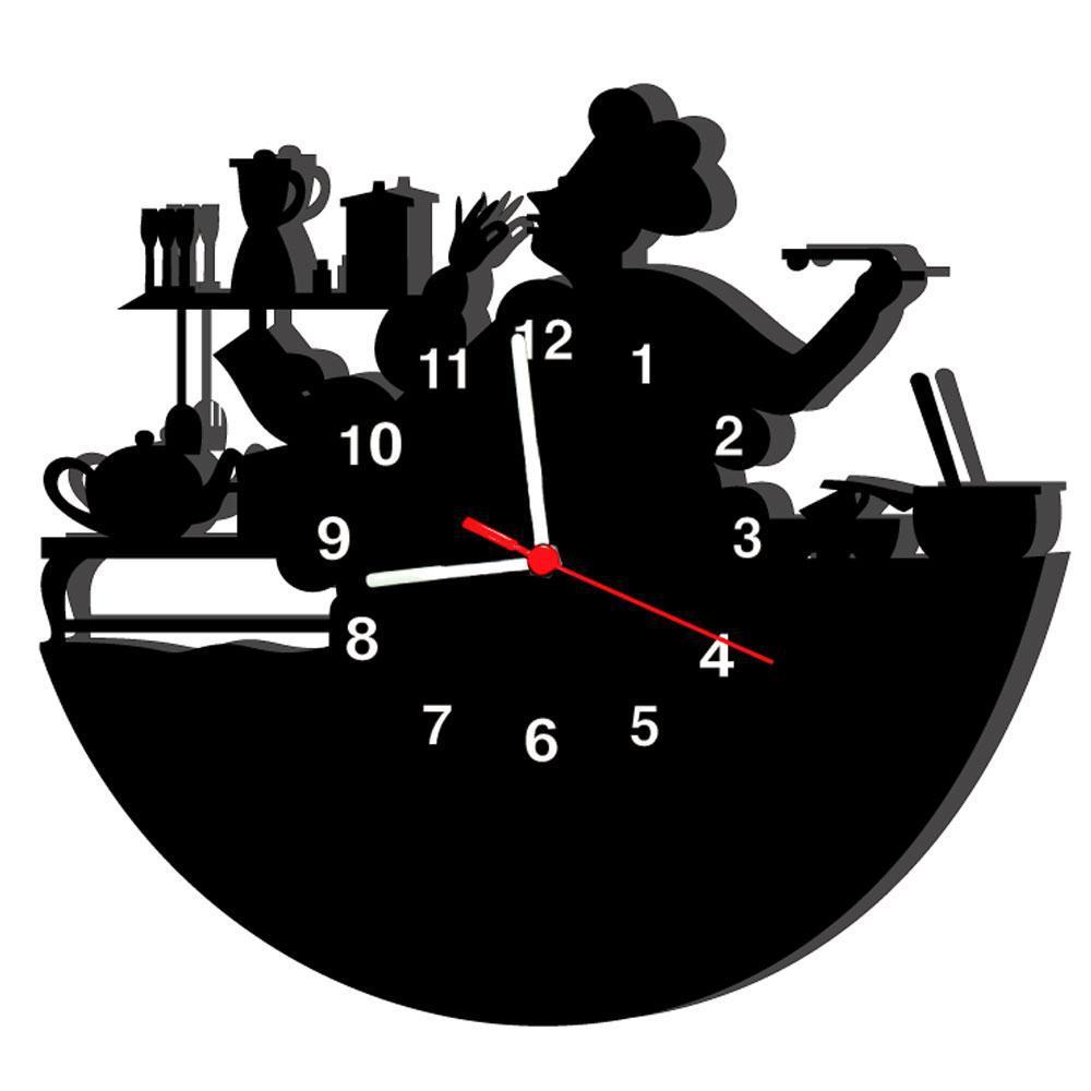 Relógio De Parede Decorativo Chefe De Cozinha é bom? Vale a pena?