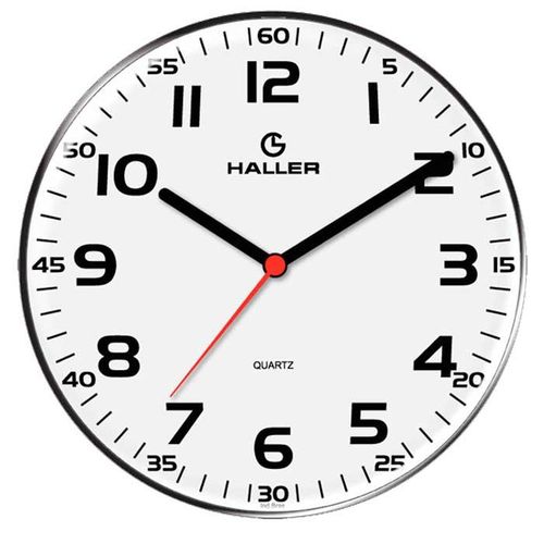 Relógio de Parede Disco 5609/01 22cm Branco Haller é bom? Vale a pena?