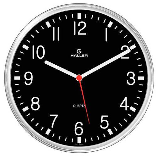 Relógio de Parede Disco Aviador 5611/02 22cm Preto Haller é bom? Vale a pena?