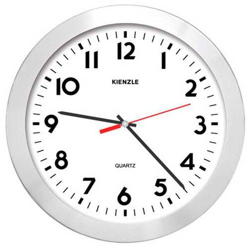Relógio de Parede Futura 6056/33 30cm Branco Kienzle é bom? Vale a pena?