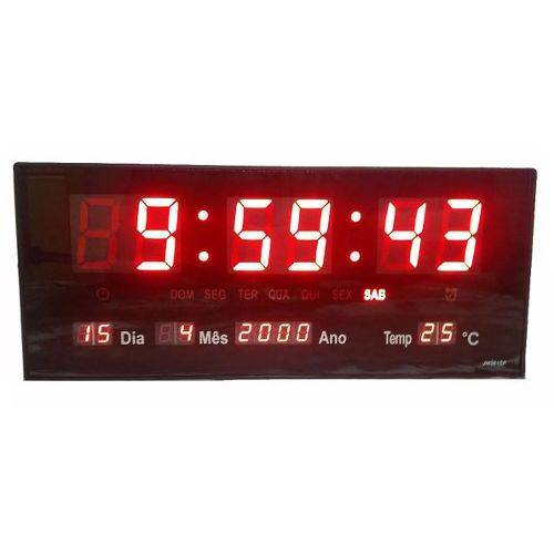 Relógio de Parede Led Digital Calendário Temperatura Pequeno é bom? Vale a pena?