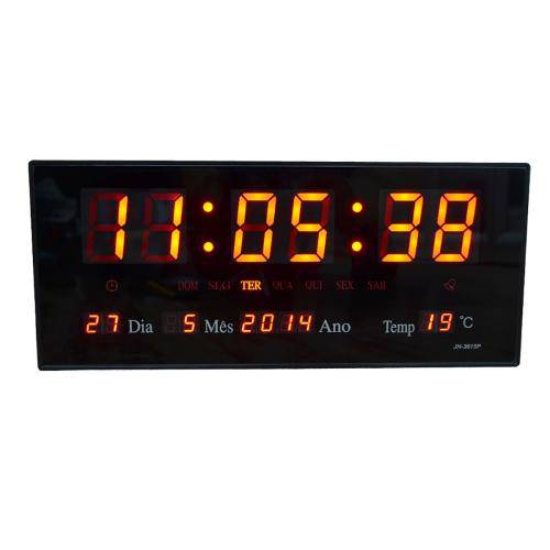 Relógio De Parede Led Digital Termômetro Alarme E Calendário - 3615 é bom? Vale a pena?