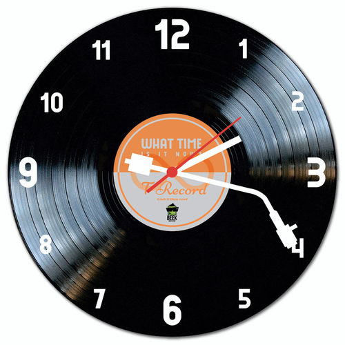 Relógio de Parede LP Disco de Vinil Orange é bom? Vale a pena?