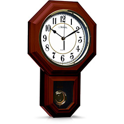 Relógio de Parede Pêndulo Analógico 5304 45x29x7 Cm Natural - Herweg é bom? Vale a pena?