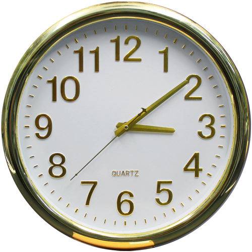 Relógio de Parede Redondo Premium Quartz Dourado 36cm é bom? Vale a pena?