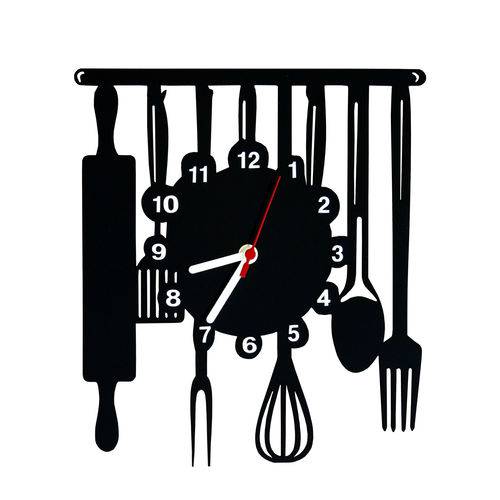 Relógio Decorativo - Modelo Cozinha - ME Criative - Preto é bom? Vale a pena?