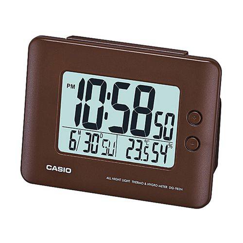 Relógio Despertador Digital Casio C/ Calendário e Termômetro Dq-982N-5DF é bom? Vale a pena?