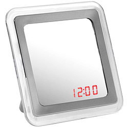 Relógio Despertador Espelhado Quadrado Prata - Urban é bom? Vale a pena?