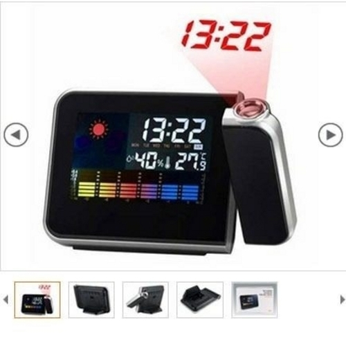 Relógio Despertador Projetor de Horas/ Termometro/ Calendario Luz de Fundo é bom? Vale a pena?
