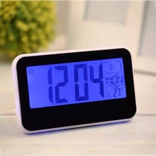 Relógio Digital LCD Alarme Data Hora Temperatura Led Azul é bom? Vale a pena?