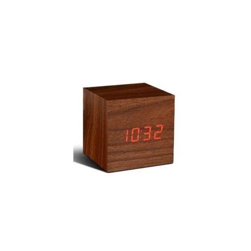 Relógio Digital Led Retrô Cubo Tipo Madeira com Alarme Mesa é bom? Vale a pena?