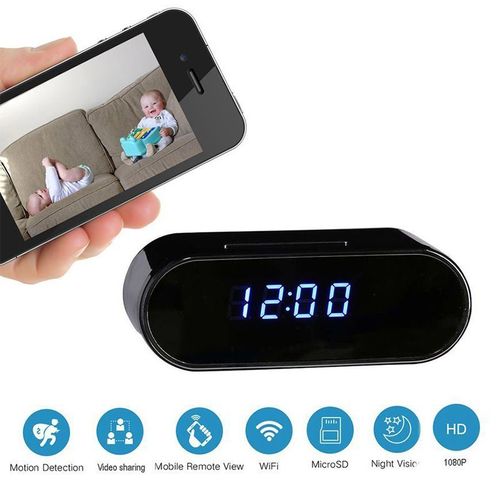Relógio Espião com Câmera Hd Wifi Despertador 1080p Alarme Sd Card é bom? Vale a pena?