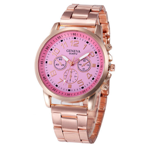 Relógio Feminino Rosê Luxo Casual Geneva é bom? Vale a pena?