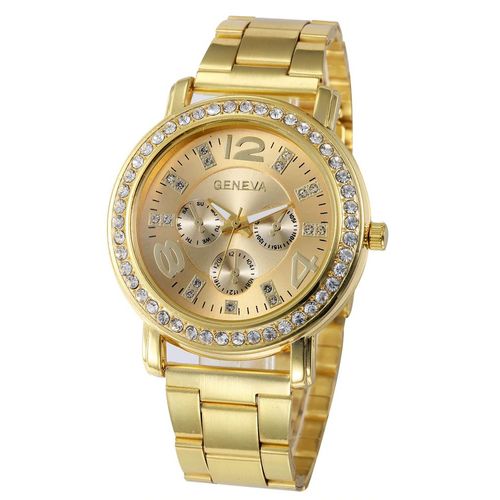 Relógio Geneva 2626 Dourado é bom? Vale a pena?
