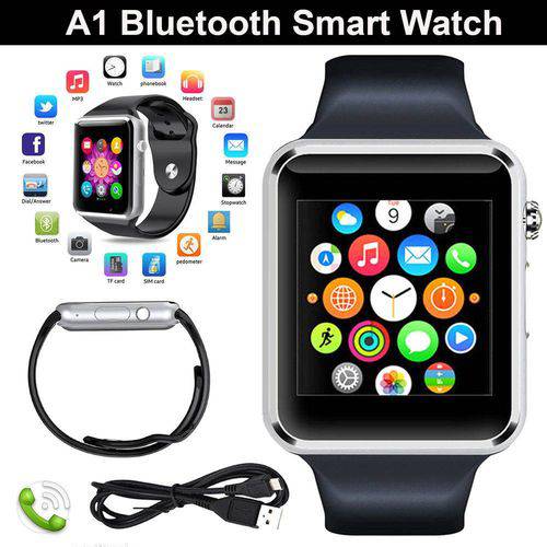 Relógio Inteligente Smart Watch A1 Bluetooth 3.0 Câmera Sim Chip Android Mp3 Cartão Sd é bom? Vale a pena?