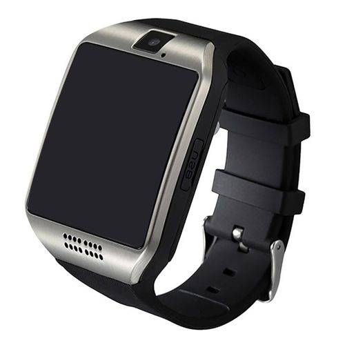 Relógio Inteligente Smartwatch Q18 Bluetooth Câmera Chip - Preto com Prata é bom? Vale a pena?