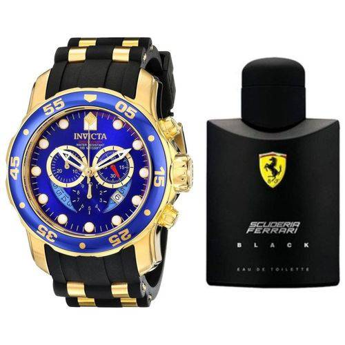 Relógio Invicta Pro Diver 6983 + Perfume Ferrari Black 125 Ml é bom? Vale a pena?