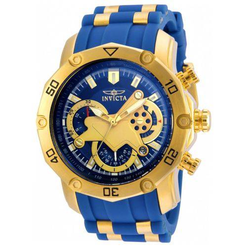Relógio Invicta Pro Diver 22798 Azul Dourado Lançamento é bom? Vale a pena?
