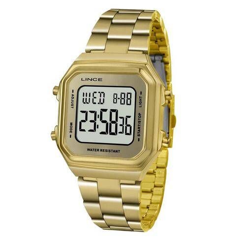 Relógio Lince Feminino Ref: Sdg615l Bxkx Digital Dourado é bom? Vale a pena?