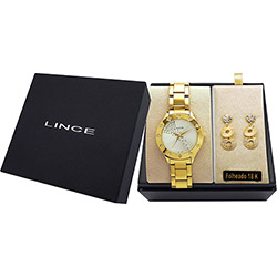 Relógio Lince Feminino Social + Brinco Dourado Folheado - Lrg4160L S1Kx é bom? Vale a pena?
