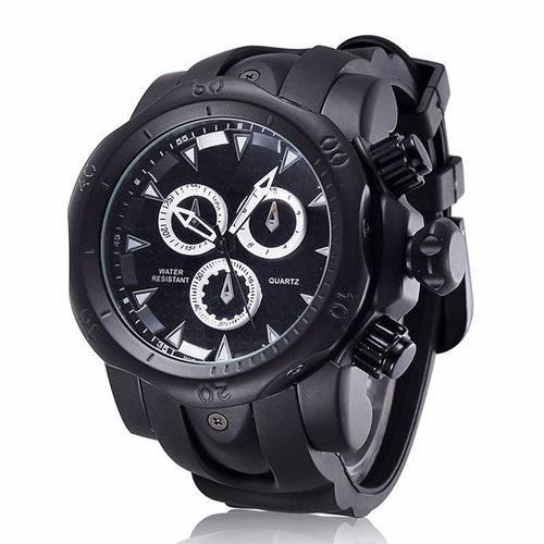 Relógio Masculino Amuda Venom Grande Preto Black é bom? Vale a pena?