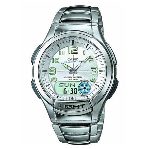 Relógio Masculino Anadigi Casio Standard Aq-180wd-7bv - Prata/branco é bom? Vale a pena?