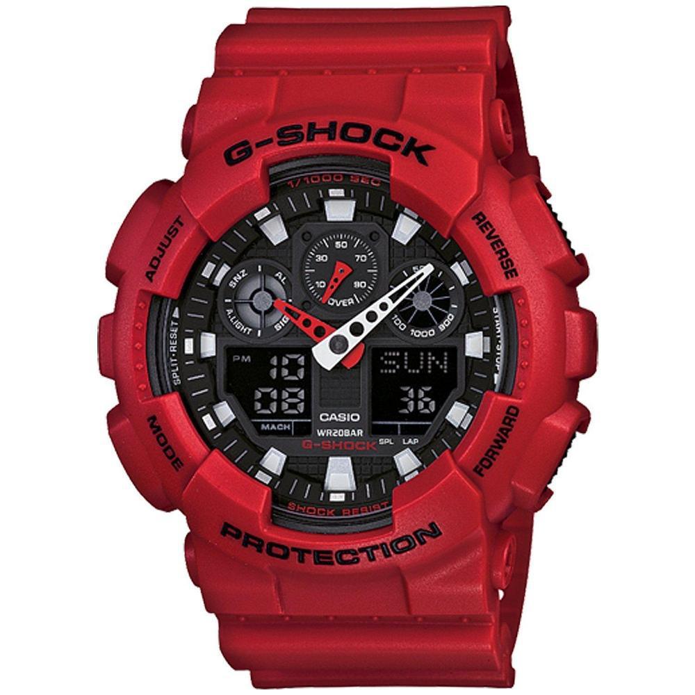 Relógio Masculino Casio G-Shock Ga100b-4a 50mm Vermelho é bom? Vale a pena?