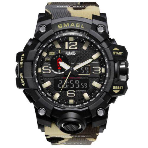 Relógio Masculino Militar G-Shock Smael 1545 Prova Agua Camuflado é bom? Vale a pena?