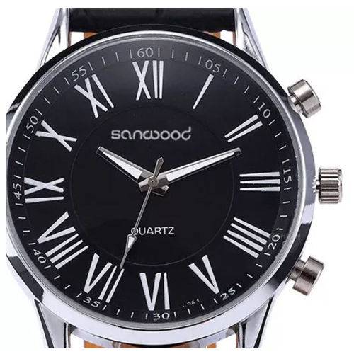 Relógio Masculino Sanwood Preto é bom? Vale a pena?