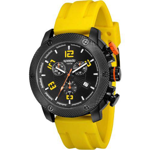 Relógio Masculino Speedo 24853GPEVPU2 Analógico Cronógrafo Preto/Amarelo é bom? Vale a pena?