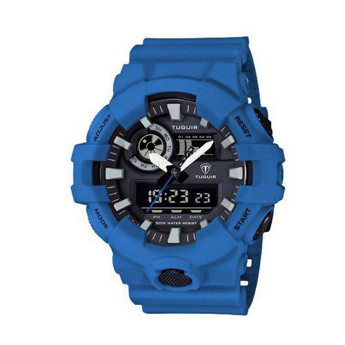 Relógio Masculino Tuguir Anadigi Tg6019 Azul é bom? Vale a pena?