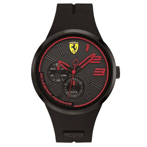 Relógio Scuderia Ferrari Masculino Borracha Preta - 830394 é bom? Vale a pena?