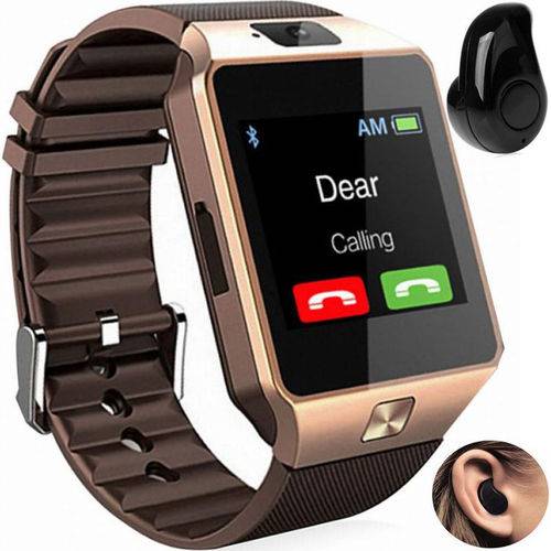 Relógio Smartwatch DZ09 Inteligente Gear Chip Celular Touch + Mini Fone de Ouvido Bluetooth é bom? Vale a pena?