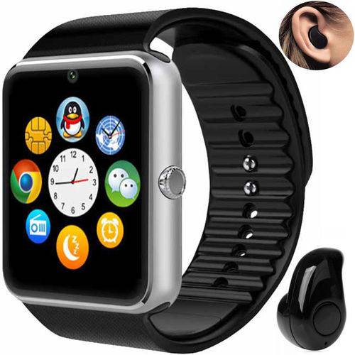 Relógio Smartwatch GT08 Inteligente Gear Chip Celular Touch + Mini Fone de Ouvido Bluetooth é bom? Vale a pena?