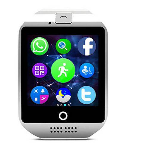 Relógio Smartwatch Q18 Celular Inteligente Touch Bluetooth Chip Ligações SMS Pedômetro Câmera é bom? Vale a pena?