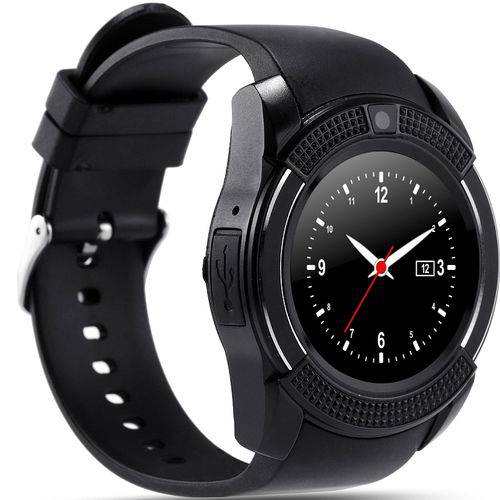 Relógio Smartwatch V8 Original Touch Bluetooth Gear Chip - Preta é bom? Vale a pena?