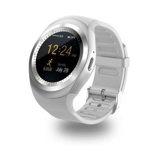 Relógio Smartwatch Y1 Inteligente Bluetooth Android & Ios Branco é bom? Vale a pena?