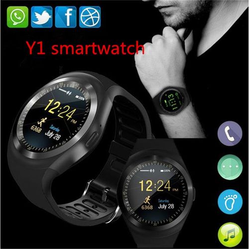 Relógio Smartwatch Y1 Inteligente Bluetooth Android & Ios Preto Pedômetro Monitor do Sono Lembrete Sedentário Remote Camera Chamada SMS Mensagem é bom? Vale a pena?